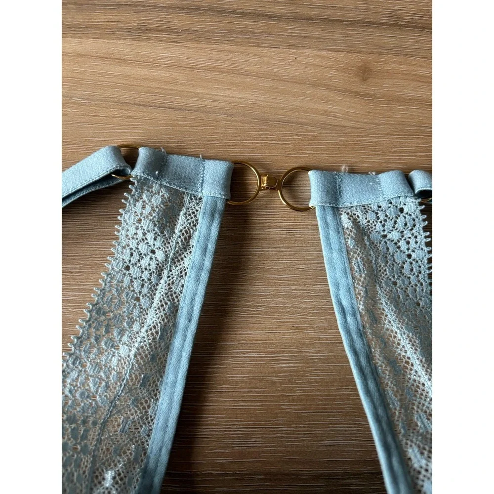 Victoria's Secret Incredible By VS Perfect Coverage‎ Lace Back Sz 36DDD Blue